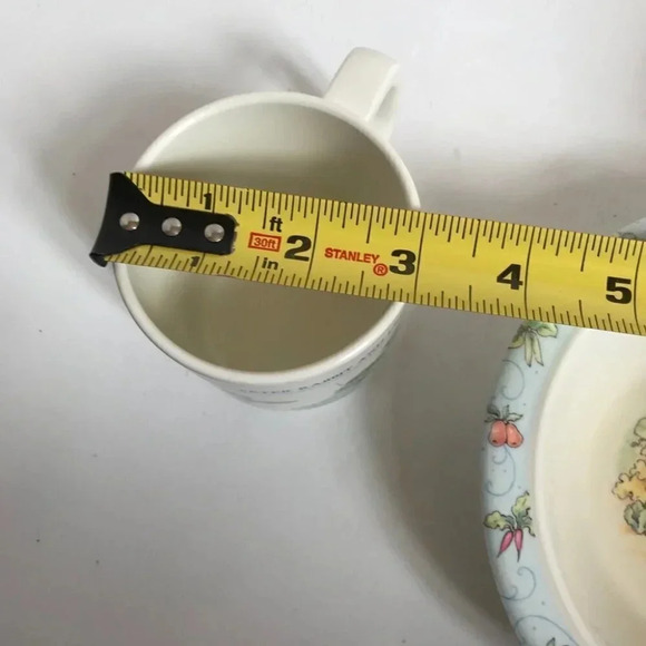 Eden Peter Rabbit Melamine Dish Set Cup Bowl 1996 - Picture 9 of 12